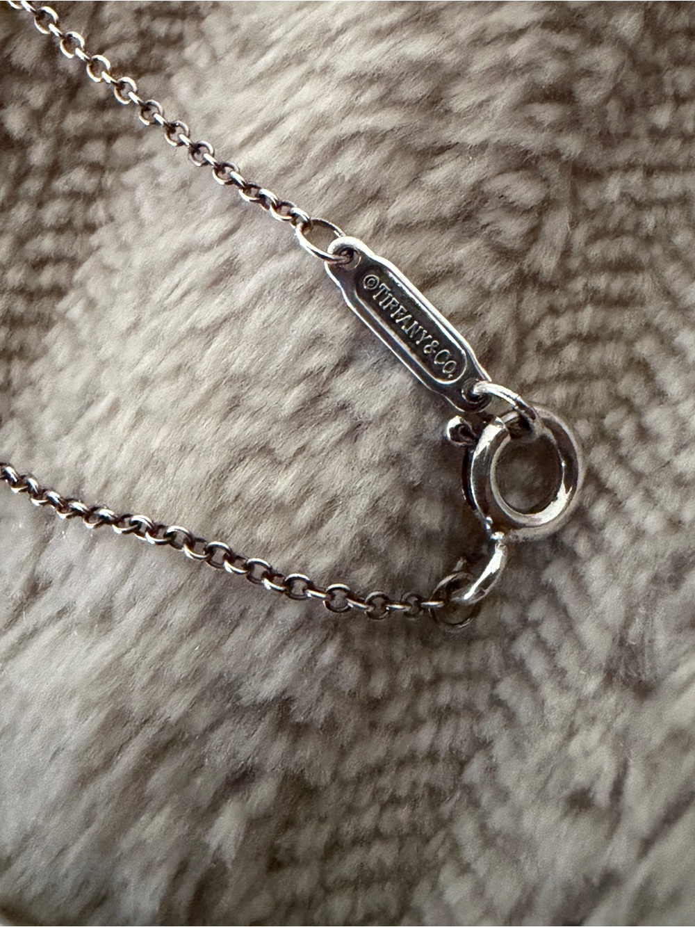 Tiffany & Co. Sterling Silver Heart Key Necklace - Silver - Picture 5 of 6
